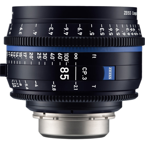 لنز-زایس--Zeiss-CP-3-85mm-T2-1-Compact-Prime-Lens-(PL-Mount,-Feet)